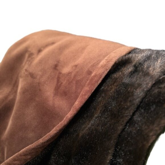 Luxury Faux Fur Weighted-Style Throw - Picture 2 of 3